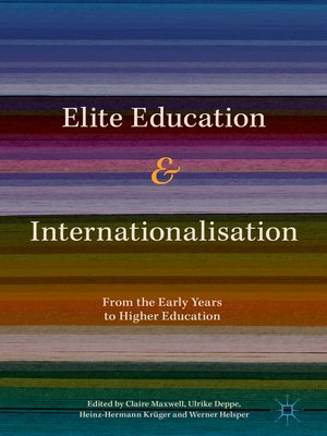 cover image of Elite Education and Internationalisation